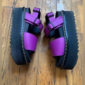 Super rare Dr. Martens Voss Quad Platform Sandal